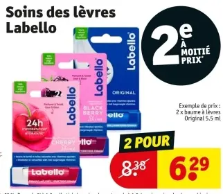 Offre: Soins des lèvres