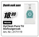 Promotie: Miele Hyclean Pure TU Stofzuigerzak