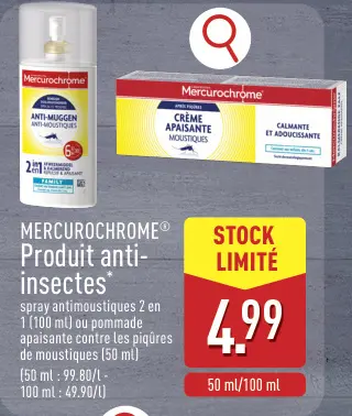 Offre: Produit anti-insectes