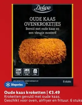 Aanbieding: Oude kaas kroketten