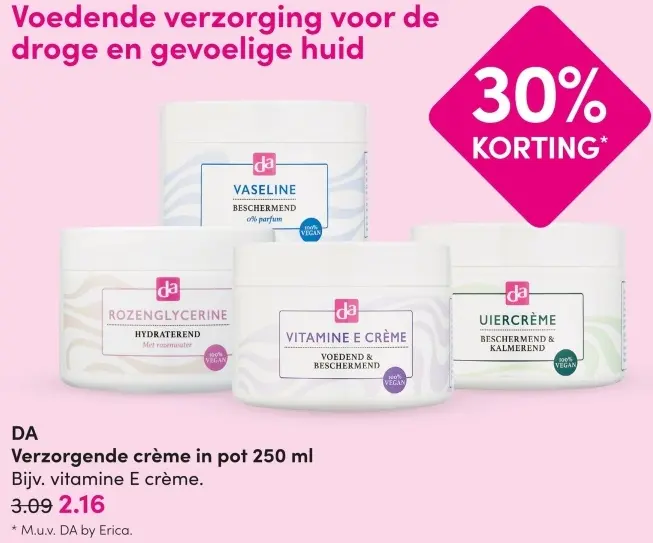 Aanbieding: Verzorgende crème in pot