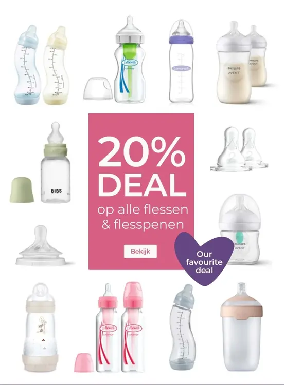 Aanbieding: Baby Bottles and Teats