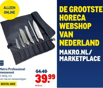 Aanbieding: Metro Professional messenset