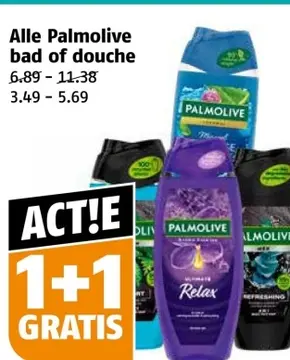 Aanbieding: Alle Palmolive bad of douche
