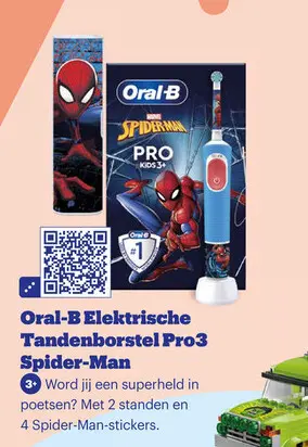 Aanbieding: Elektrische Tandenborstel Pro3 Spider-Man