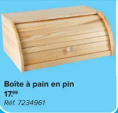 Offre: Boîte à pain en pin