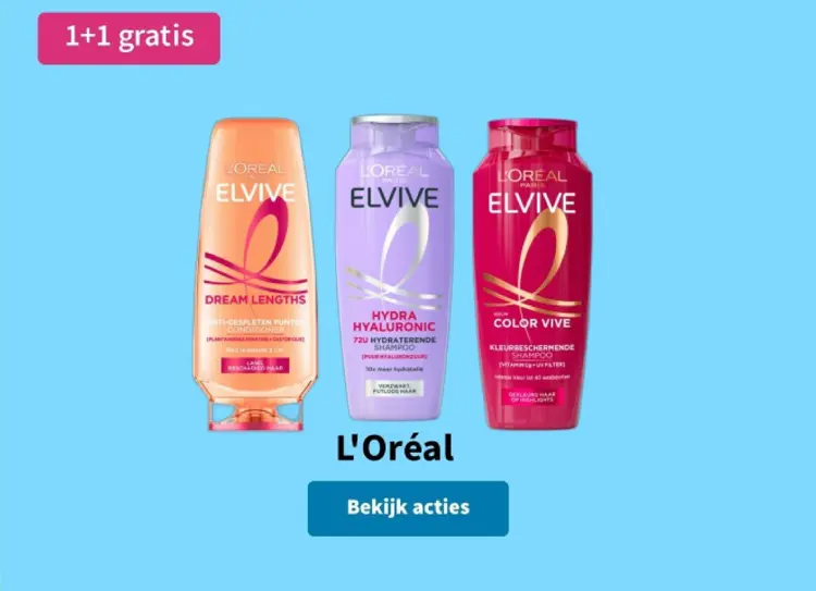 Promotie: Elvive dream lengths, hydra hyaluronic, color
