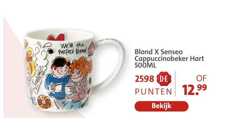 Aanbieding: Cappuccinobeker Hart