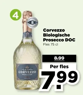 Aanbieding: Corvezzo Biologische Prosecco DOC