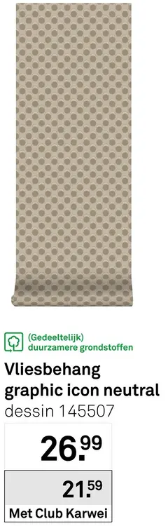 Aanbieding: Vliesbehang graphic icon neutral dessin 145507