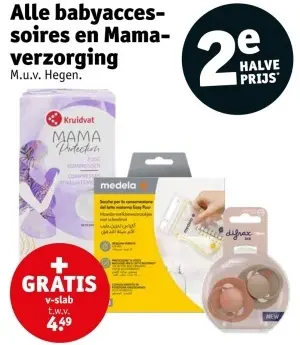 Promotie: Alle babyaccessoires en Mama-verzorging