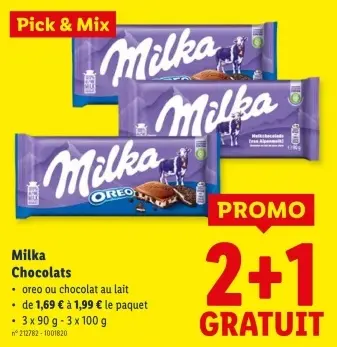 Offre: Chocolats