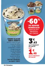 Offre: Crème glacée