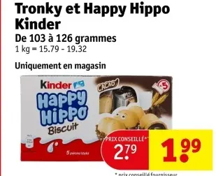 Offre: Tronky et Happy Hippo