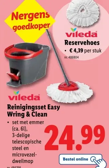 Aanbieding: Reinigingsset Easy Wring & Clean