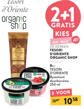 Aanbieding: TESORI D'ORIENTE ORGANIC SHOP