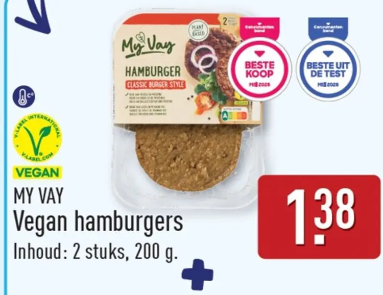 Aanbieding: Vegan hamburgers