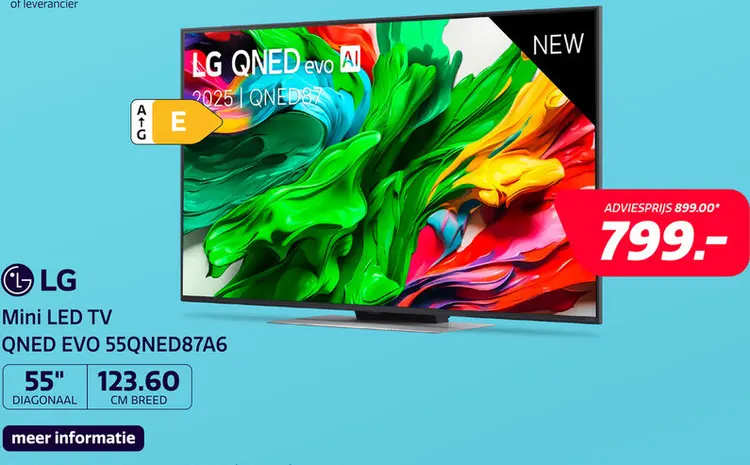 Aanbieding: LG QNED EVO 55QNED87A6 (2025)