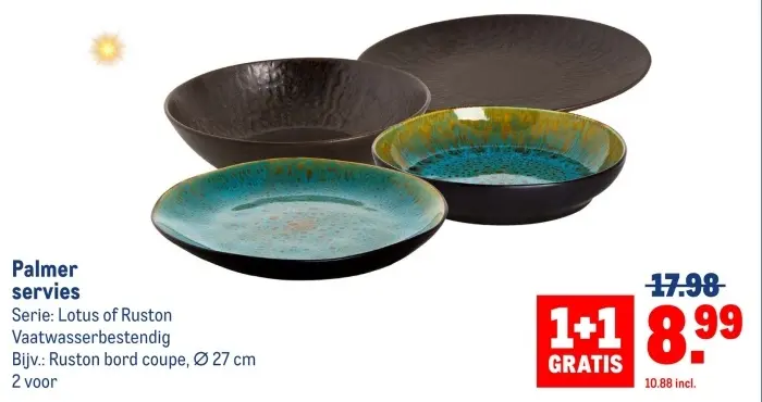 Aanbieding: Palmer servies