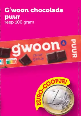 Aanbieding: chocolade puur