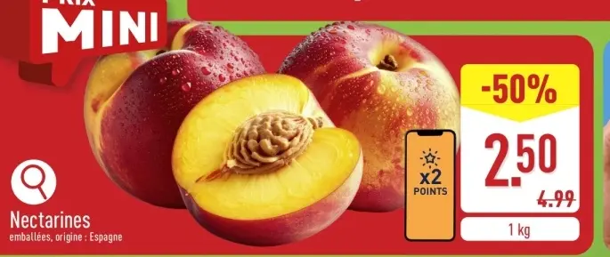 Offre: Nectarines