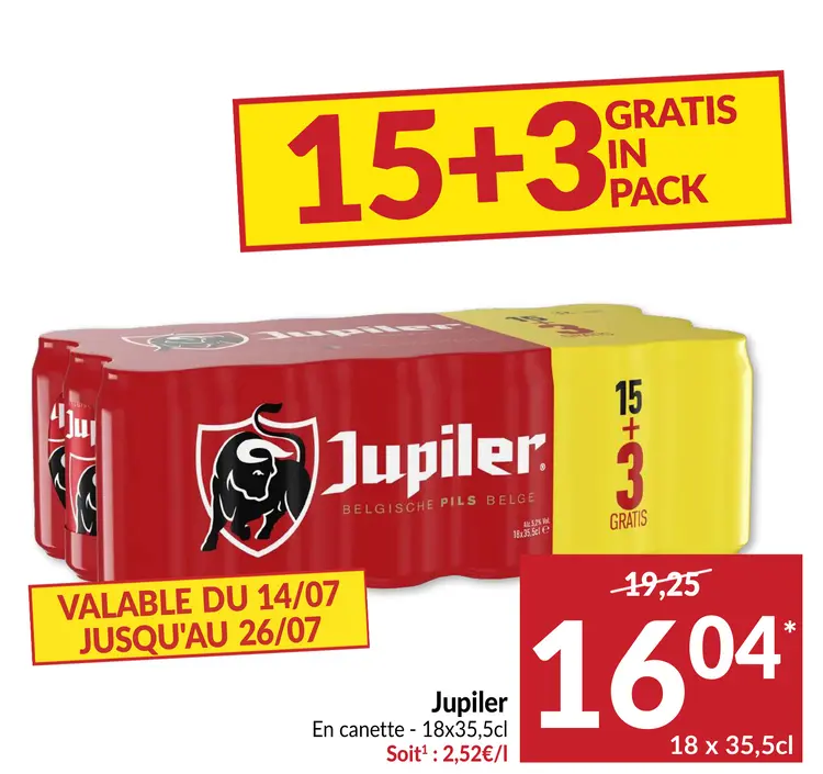 Offre: Jupiler