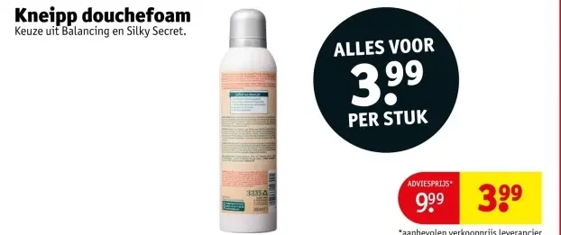 Aanbieding: douchefoam