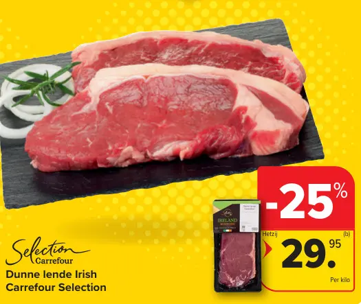 Promotie: Dunne lende Irish