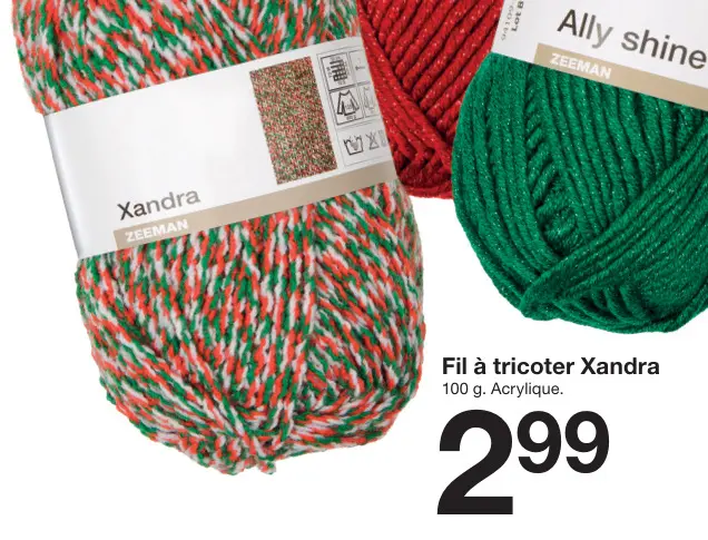 Offre: Fil à tricoter Xandra