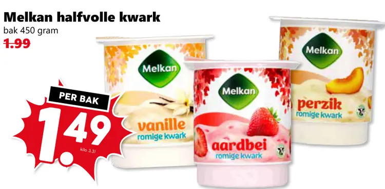 Aanbieding: Halfvolle kwark
