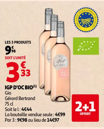 Offre: IGP D'OC BIO Gio