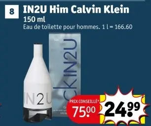 Offre: IN2U Him Calvin Klein