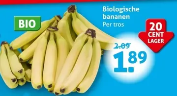 Aanbieding: Biologische bananen