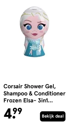 Aanbieding: Shower Gel, Shampoo & Conditioner Frozen Elsa