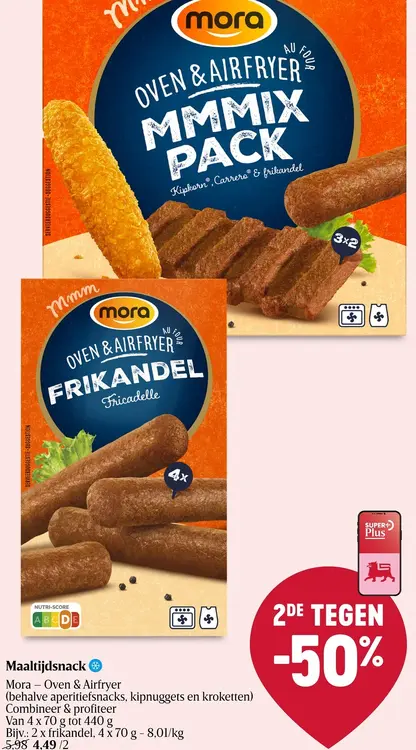 Promotie: Maaltijdsnack Mora - Oven & Airfryer