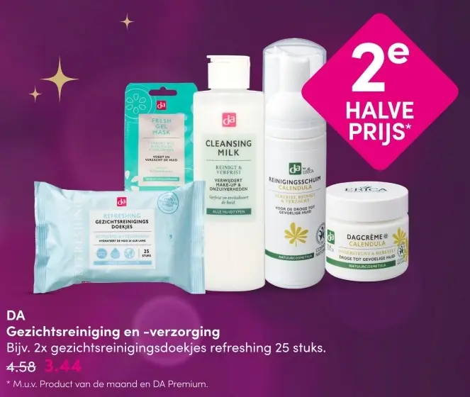 Aanbieding: Gezichtsreiniging en -verzorging