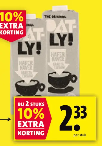 Aanbieding: Oatly Hafer Barista Edition