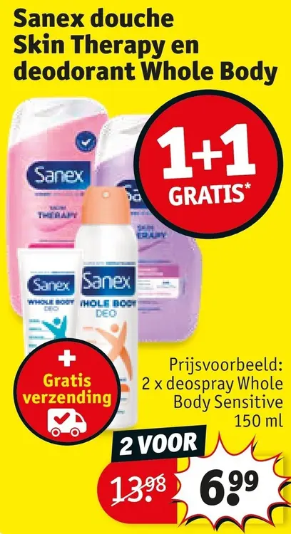 Promotie: Douche Skin Therapy en deodorant Whole Body