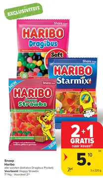Aanbieding: Snoep Haribo