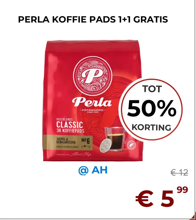 Aanbieding: Perla koffie pads