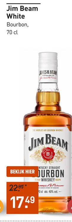 Aanbieding: Jim Beam White