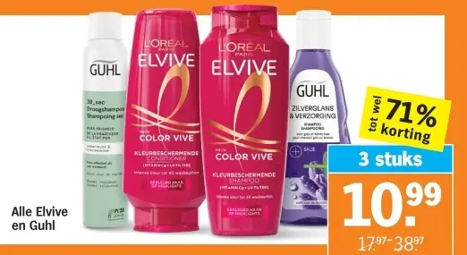 Aanbieding: Elvive en Guhl