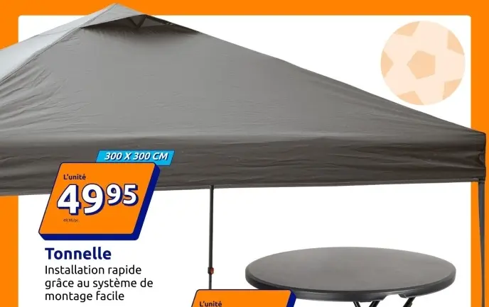 Offre: Tonnelle