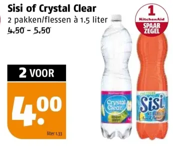 Aanbieding: Sisi of Crystal Clear