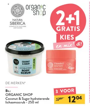 Aanbieding: Coconut & Sugar hydraterende lichaamsscrub