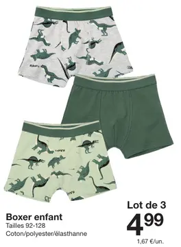 Offre: Boxer enfant