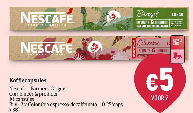 Promotie: Koffiecapsules Nescafé