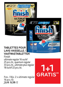 Offre: TABLETTES POUR LAVE-VAISSELLE / VAATWASTABLET