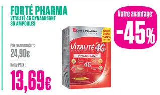 Offre: Vitalité 4g dynamisant