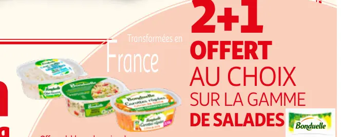 Promotie: Salades